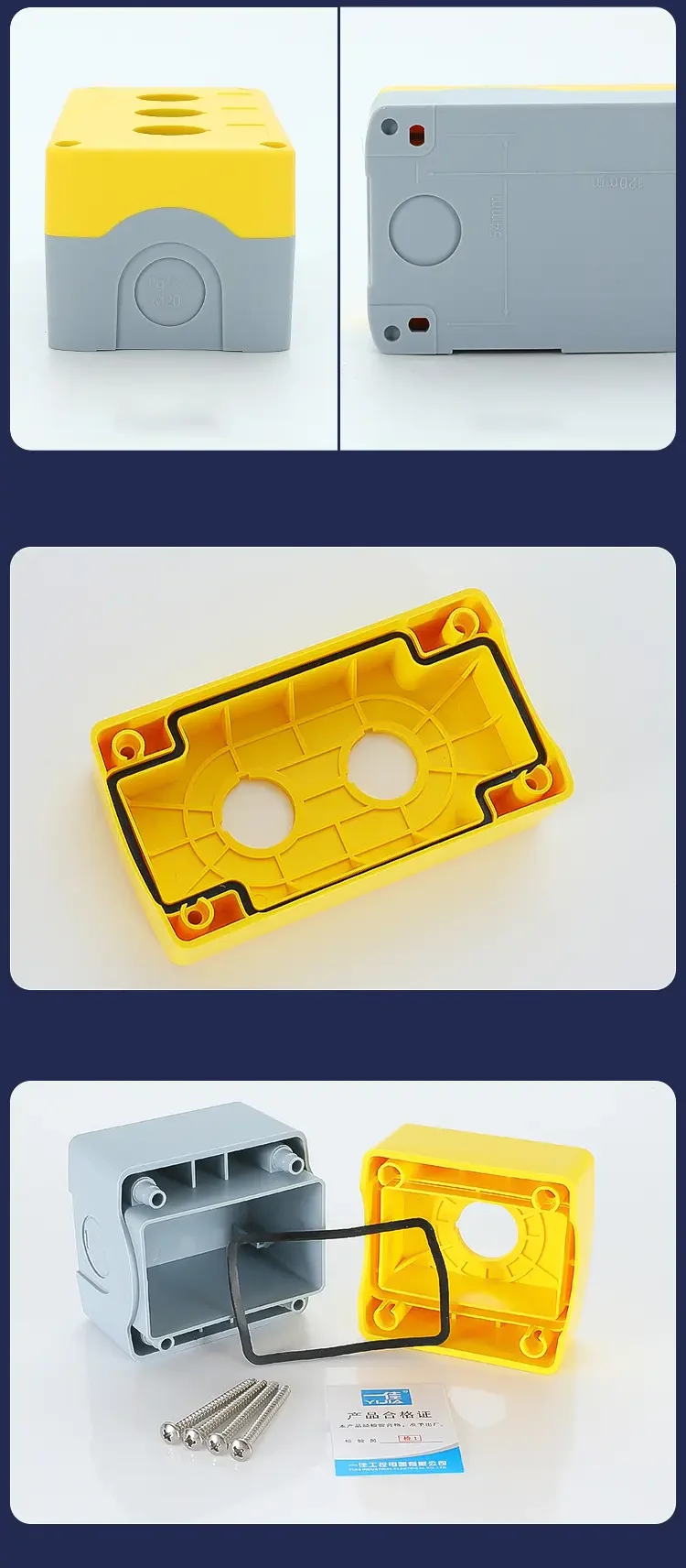 High Type Plastic Button Box