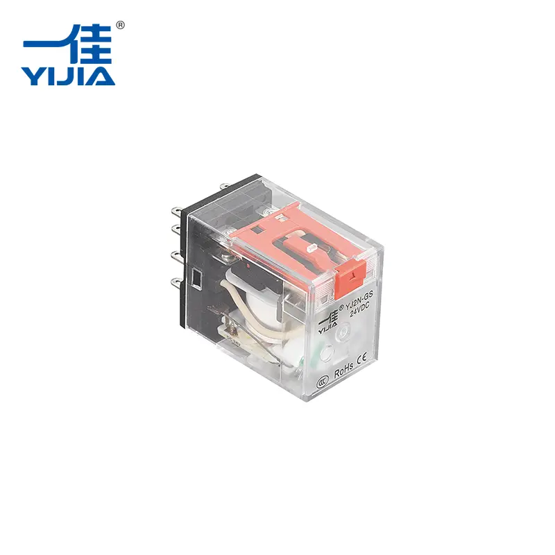 Relay con pulsante di prova bloccabile